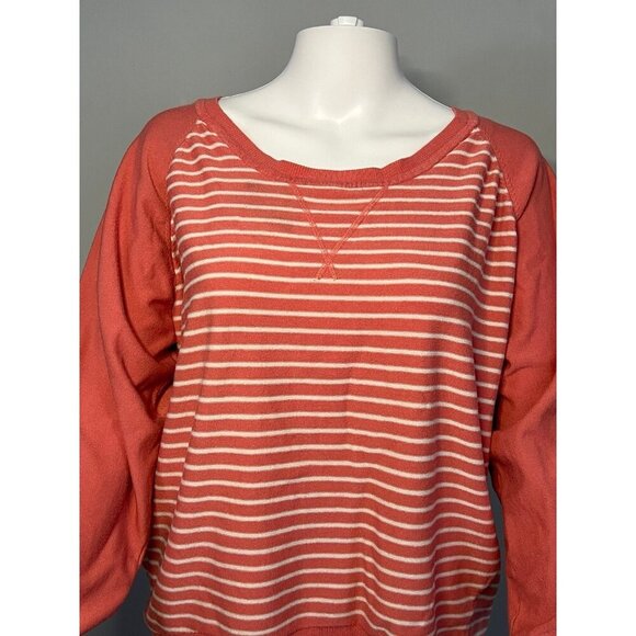 Central Park - Womens Pink Striped Sweater Sz. XL - Picture 2 of 6